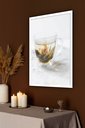 Ver imagem 1 de Quadro Decorativo Xícara de Chá - 70x50cm:moldura Branca