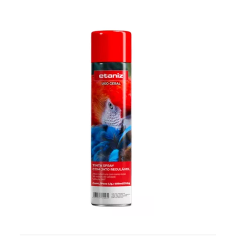 Tinta Spray Metalica Vermelho 210g/400ml Tinta Spray Metalica Vermelho 210g 400ml
