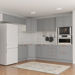 Cozinha Modulada 8 Peças sem Tampo 4 Aéreos 3 Balcões e Torre Quente Arizona CabeCasa MadeiraMadeira - 2