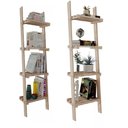Ver imagem 1 de Kit 2 Estantes Organizar 4 Tábuas Para Sala Estilo Minimalista Technox