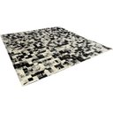 Ver imagem 2 de Tapete de couro preto branco salino 3,00x3,50 c/b pç 10x10cm
