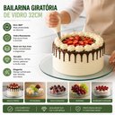 Ver mais imagens de Prato Giratório de Vidro 32cm com Base em Aço Inox