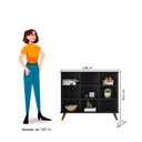 Ver imagem 3 de Nicho Organizador Retrô S/gavetas Preto - Montanaris Decor