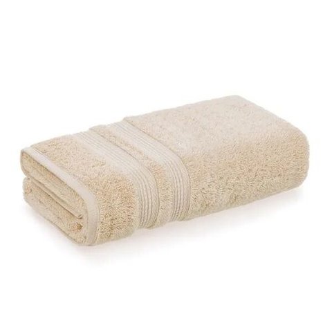 Toalha de Rosto Suprema Karsten Fio Penteado 100% Algodão Areia