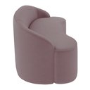 Ver imagem 4 de Sofá 3 Lugares para Sala de Estar Living 210cm Theo D06 Veludo Rosa - Mpozenato