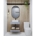 Ver imagem 1 de Bancada em Porcelanato Para Banheiro Completo Alto Padrao 60cm Sem Cuba