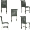 Ver imagem 5 de Jogo 8 Cadeiras Cannes Corda Náutica e Mesa Retangular Ripada 2,00m em Alumínio para Edícula, Jardim