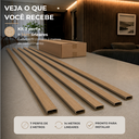 Ver imagem 6 de Kit 7 Barra Perfil 2 Metros Acabamento para Painel Ripado Slim