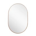 Ver imagem 4 de Espelho Oval 80x50cm Moldura em Couro Yescasa