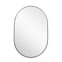 Ver imagem 5 de Espelho Oval 80x50cm Moldura em Couro Yescasa