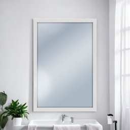 Espelho 60x90 com Moldura Branca Lyo - 2