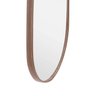 Espelho Oval 150x50cm Moldura em Couro Yescasa - 4