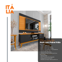 Ver imagem 4 de Rack 2 Portas com Painel para Tv 65 Polegadas Itália 180cm