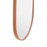 Espelho Oval 150x50cm Moldura em Couro Yescasa - 2