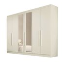 Ver imagem 3 de Guarda Roupa Casal com Espelho 6 Portas 4 Gavetas Oslo