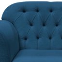 Ver mais imagens de Kit 2 Poltronas Decorativa Dália Bouclé Azul Marinho