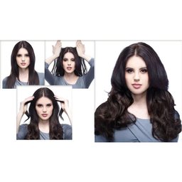 Extensão de Cabelo Aplique Secret Extensions + - 46cm Castanho Avermelhado - 4