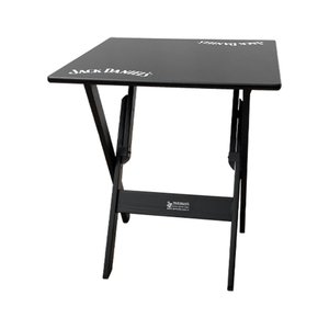 Mesa Dobrável 60x60 Madeira Jack Preta - Tarimatã