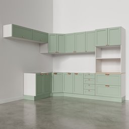 Cozinha Modulada 8 Peças sem Tampo 4 Aéreos 3 Balcões e Torre Quente Arizona CabeCasa MadeiraMadeira - 9
