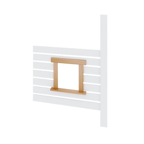 Janelinha para Star Plus Casatema MadeiraOriginals Branco/Montana