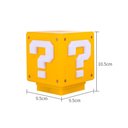 Ver imagem 2 de Luminária Abajur Super Mario Cubo Bloco Interrogação S Fio com Som