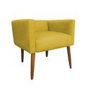 Ver imagem 1 de Banco Decorativo Nina Suede Mostarda - Dominic Decor