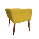 Ver imagem 2 de Banco Decorativo Nina Suede Mostarda - Dominic Decor