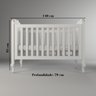 Berço Mini Cama em MDF com Grade Versailles - 3