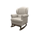 Ver imagem 2 de Poltrona para Amamentação Linho Pés Canoa com Puff Sabrina