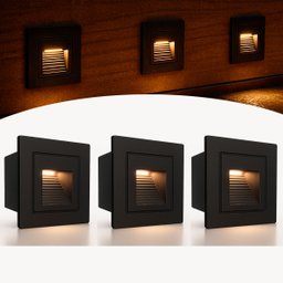 3 Balizador de Embutir Parede Externo Mini Fachada Lup76 - 1