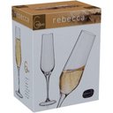 Ver imagem 3 de Bohemia Rebecca Taça Champanhe 26x7x7cm 195ml Cristal Transp 6pç