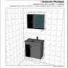 Gabinete para Banheiro com Cuba e Espelheira Munique  - 4