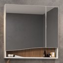 Ver imagem 2 de Armário para Banheiro com Espelho 80cm Evie B06 Branco Tau - Lyam Decor