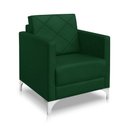Ver imagem 2 de Kit 2 Poltrona Helena Decorativa Clinica e Recepção:verde