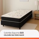 Ver imagem 4 de Colchão Solteiro Espuma D23 Liso Estampa Bambu 88x188x12cm