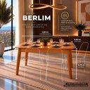 Ver imagem 4 de Mesa de Jantar Madeira Maciça 4 Lugares Berlim 120cm Tampo Laminado