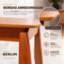 Ver imagem 6 de Mesa de Jantar Madeira Maciça 4 Lugares Berlim 120cm Tampo Laminado