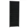 Porta de Alumínio Preto Veneziana Fit Direita - 210x70 - 1