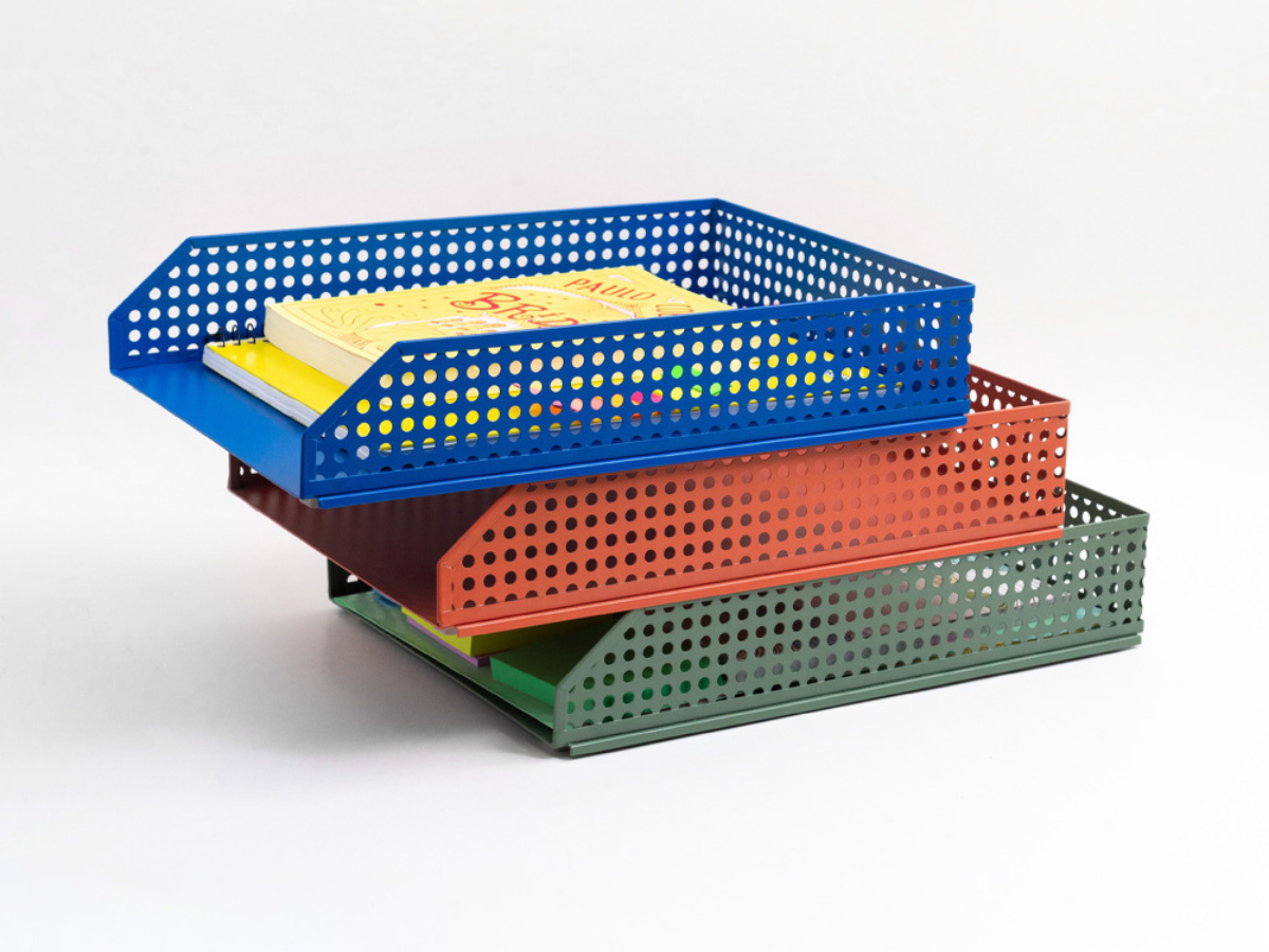 PORTA DOCUMENTOS EMPILHAVEL DE MESA - 6