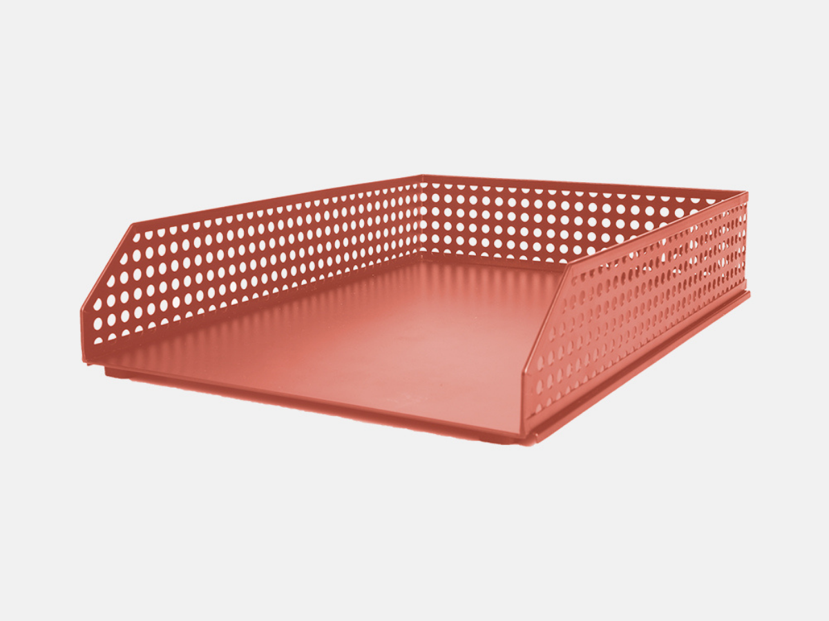 PORTA DOCUMENTOS EMPILHAVEL DE MESA - 1