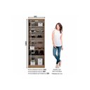 Ver imagem 3 de Cama Box Solteiro c/ 2 Aux + Armário Multiuso Margarida Branco