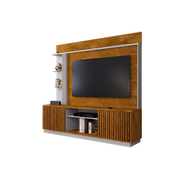 Estante Home para TV até 65 Polegadas 2 Portas LED Embutido Atlanta - 3