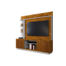 Estante Home para TV até 65 Polegadas 2 Portas LED Embutido Atlanta - 3