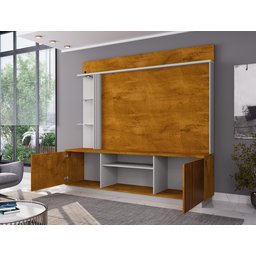 Estante Home para TV até 65 Polegadas 2 Portas LED Embutido Atlanta - 7