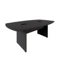 Ver imagem 2 de Mesa Reunião 270cm x 110cm Pé Painel com 2 Caixas para Tomadas F5 Office Cor:Preto