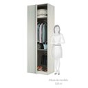 Ver imagem 3 de Guarda Roupa Closet Aberto Canto Reto 2 Cabideiros 80,4cm Prime Luciane Móveis