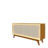 Buffet Aparador 4 Portas com LED 160cm Pés Madeira 100% MDF - 3