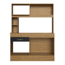 Cozinha Compacta 4 Portas 1 Gaveta 2 Nichos para Forno Zeta  - 5