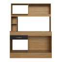 Ver imagem 5 de Cozinha Compacta 4 Portas 1 Gaveta 2 Nichos para Forno Zeta