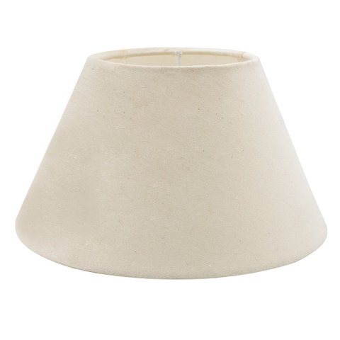 Cúpula de Abajur 14x9x22cm Tecido Algodão Soquete Importado Ref 17